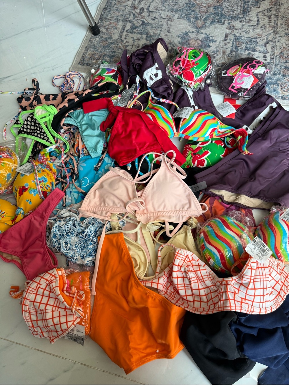 Mixed Women's Swimwear Lot - multi sizes Bikinis vintage modern & nwt